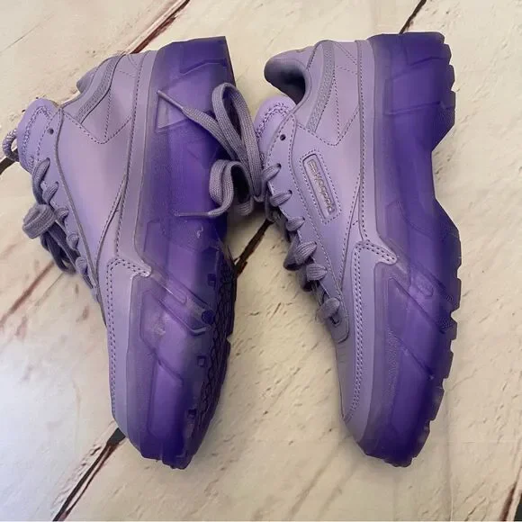 Reebok X Cardi B Club C - Purple GX7632 Womens Shoes Sneakers - Picture 5 of 10